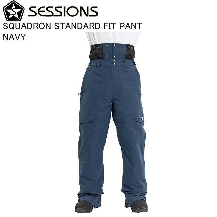 SESSIONS セッションズ SSFW250009 SQUADRON STANDARD FIT PANT NAVY スノーボード ウェア パンツ スノボ 25-26モデル SESSIONS セッションズ SSFW250009 SQUADRON STANDARD FIT PANT NAVY