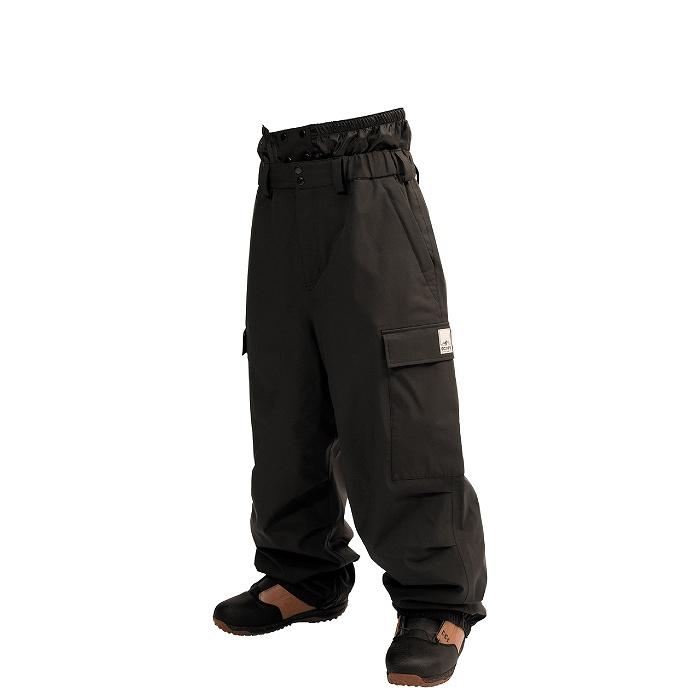 ★美品★SCAPE（エスケープ） スノーボードパンツ SCAPE（エスケープ） BAGGY PANT バギーパンツ BLACK スノーボード