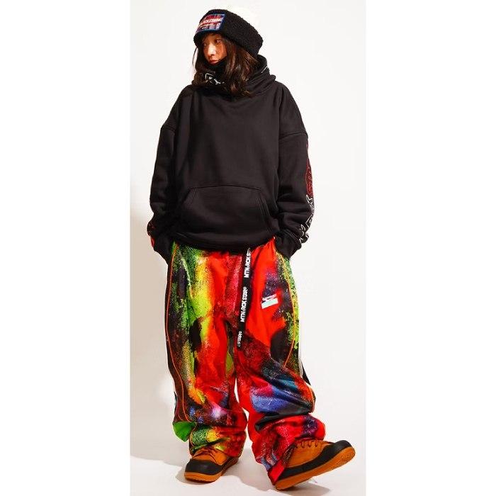 MTN.ROCK STAR マウンテンロックスター SIDEZIP PANTS WALL PAINT