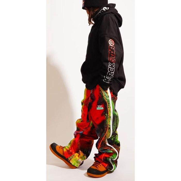 MTN.ROCK STAR マウンテンロックスター SIDEZIP PANTS WALL PAINT