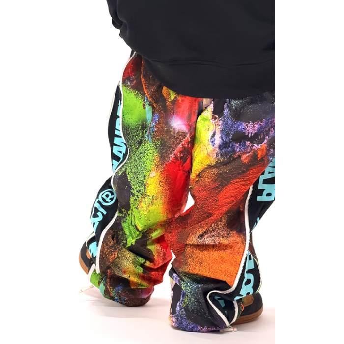 MTN.ROCK STAR マウンテンロックスター SIDEZIP PANTS WALL PAINT