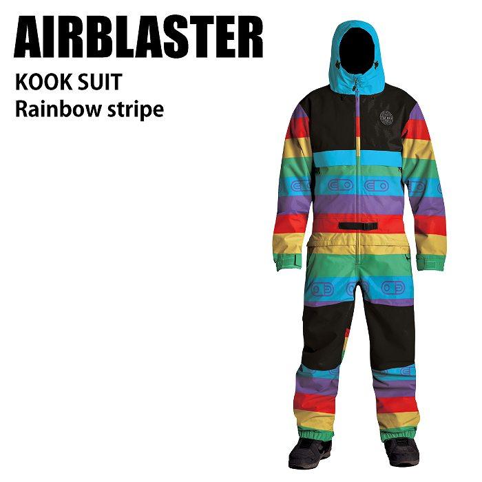 AIRBLASTER エアブラスター Kook Suit Rainbow Stripe 23-24 AIRBLASTER エアブラスター Kook Suit Rainbow Stripe 23-24