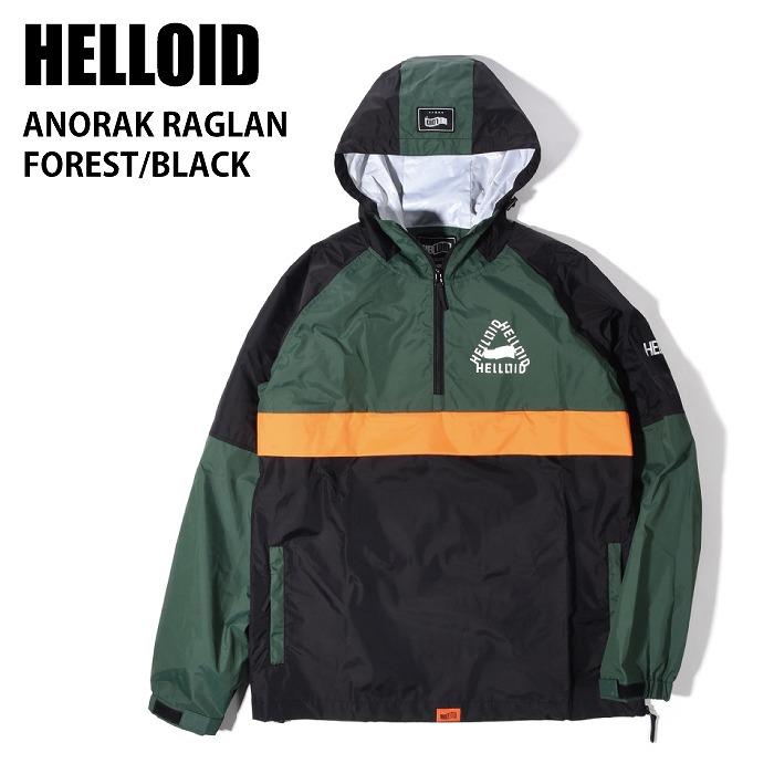HELLOID スノーボードウエアー ANORAK RAGLAN オレンジ L helloid