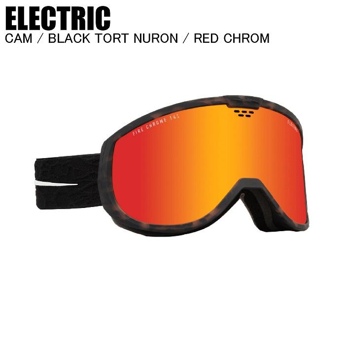 ELECTRIC エレクトリック CAM カム BLACK TORT NURON RED CHROME 24CB ゴーグル スノボ スノーボード ELECTRIC エレクトリック CAM カム BLACK TORT NURON RED CHROME 24CB