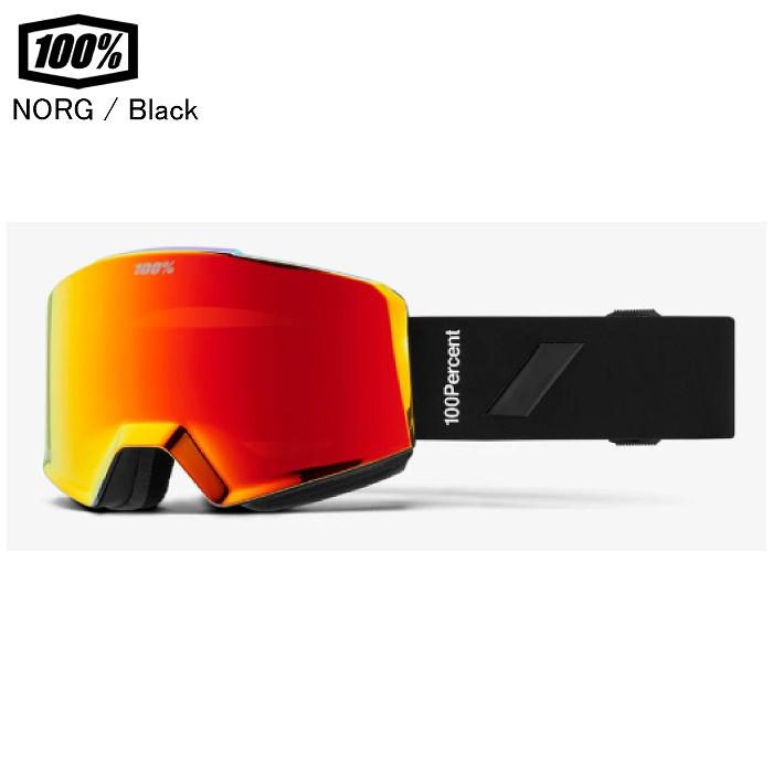 100% ワンハンドレッド NORG ノルグ BLACK HIPER Red Mirror 51000