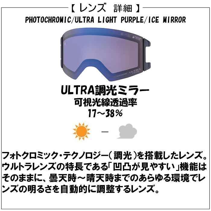 SWANS スワンズ OUTBACK アウトバック MBKF OB-MDH-CU-LP 調光 ウルトラレンズ コントラストレンズ 平面レンズ SWANSゴーグル  26-27STの画像