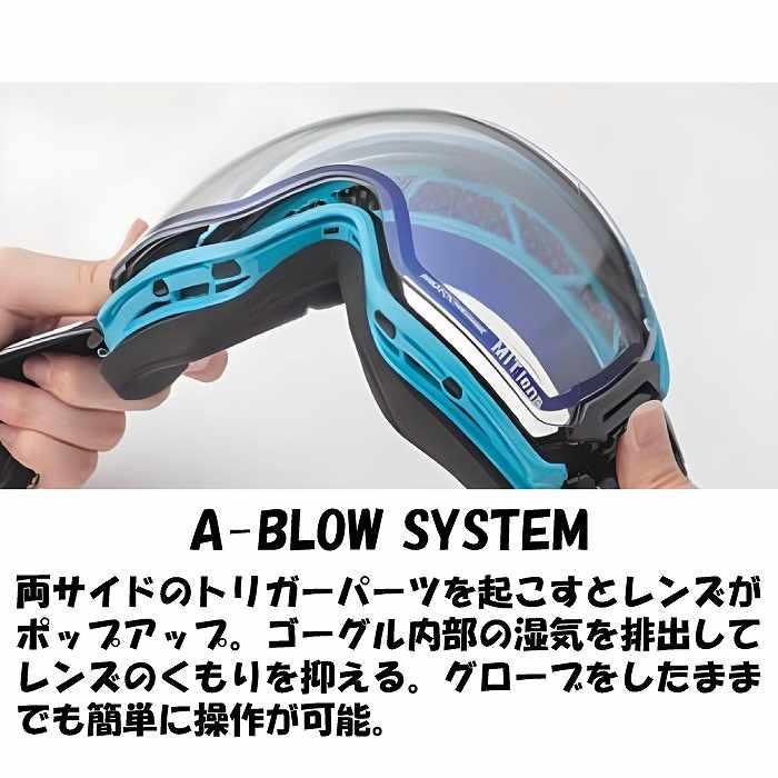 SWANS スワンズ RIDGELINE リッジライン MBKF RL-MDH-CU-LP 調光 ウルトラレンズ コントラストレンズ 球面レンズ SWANSゴーグル  26-27STの画像