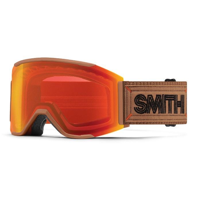 SMITH（スミス）スキーゴーグル Squad Mag（スカッドマグ）レンズ美品 SMITH（スミス） SQUAD MAG スカッドマグ CAMEL WARM STEEL スキー
