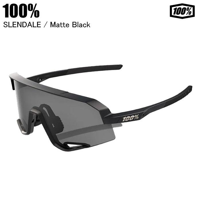 最新作100% SLENDALE Matte Black サングラス野球ゴルフ 100% ワンハンドレッド SLENDALE スレンデール MatteBlack 60057-00002