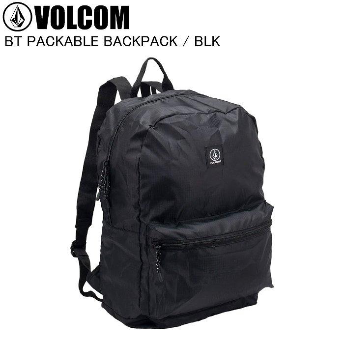 VOLCOM（ボルコム） BT PACKABLE BACKPACK BLK VMXX07JMEA バック
