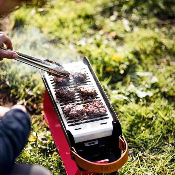 UNA GRILL ウナ ポータブルグリル Strawberry Red BBQ バーベキュー