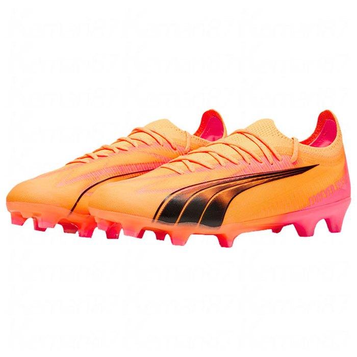 PUMA プーマ ウルトラ アルティメット FG/AG 10774403 03 サンストリーム/プーマブラック/サンセットグロー サッカー スパイク PUMA（プーマ） ウルトラ アルティメット FG/AG 10774403 03 サン