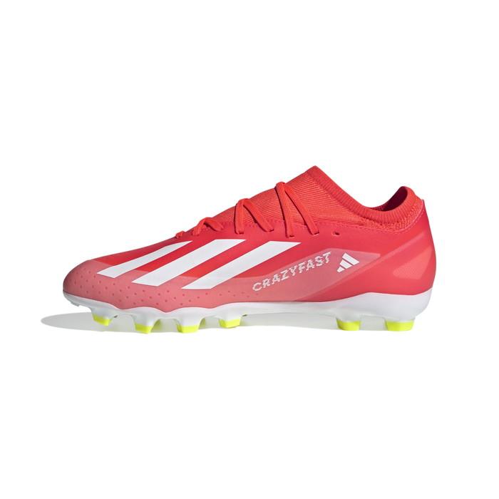 ADIDAS アディダス エックス クレイジーファスト LEAGUE HG/AG IF0697 IF0697 ソーラーレッド×フットウェアホワイト サッカー スパイクST｜stadiummorispo｜03