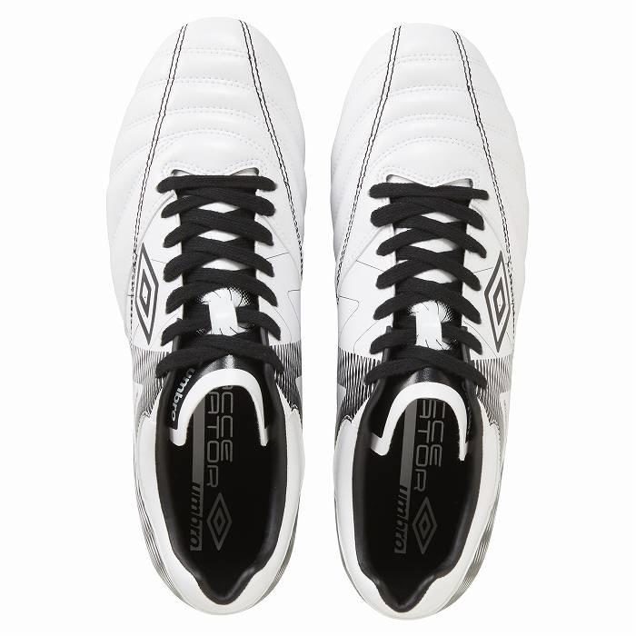 Umbro サッカーシューズ ホワイト/ブラック umbro（アンブロ） アクセレーター HG(ホワイト×ブラック) UF5SFCB3M