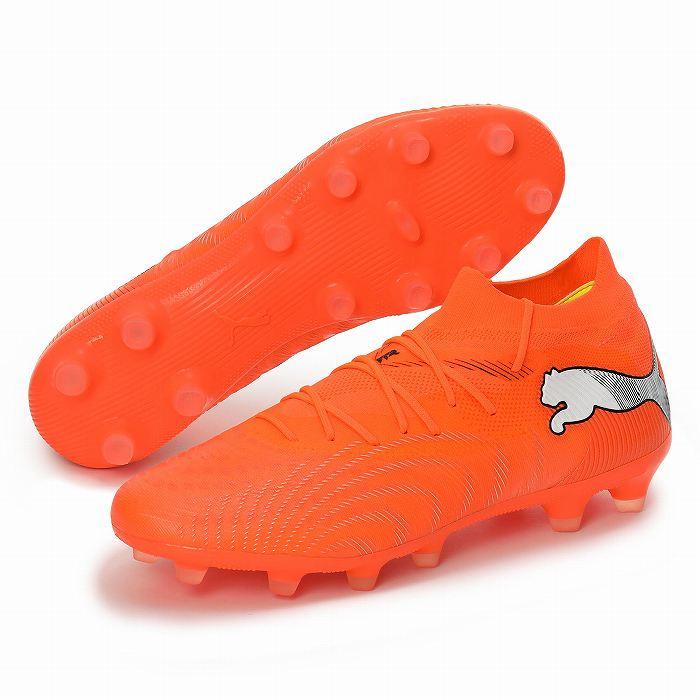 PUMA プーマ FUTURE 9 MATCH HG/AG(レッド×シルバー) 108905 01 サッカー スパイク フューチャー PUMA（プーマ） FUTURE 9 MATCH HG/AG(レッド×シルバー) 108905 01