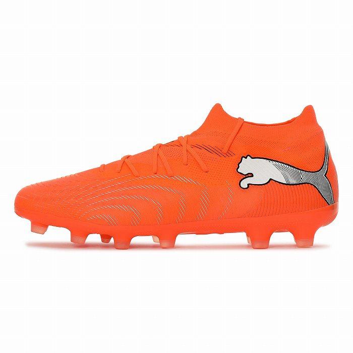 【新品未使用】 プーマFuture Match HGサッカー26.5cm PUMA（プーマ） FUTURE 9 MATCH HG/AG(レッド×シルバー) 108905 01