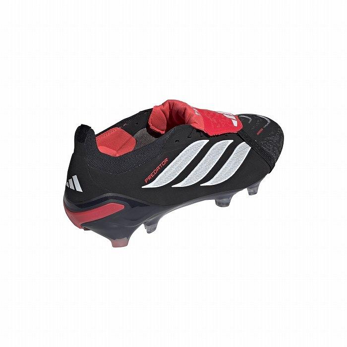 adidas Predator スパイク 黒/赤 adidas（アディダス） PREDATOR ELITE FT FG(ブラック×ホワイト×レッド