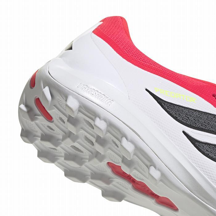  Predator サッカーシューズ ホワイト/レッド adidas（アディダス） PREDATOR LEAGUE FT TF(レッド×ホワイト