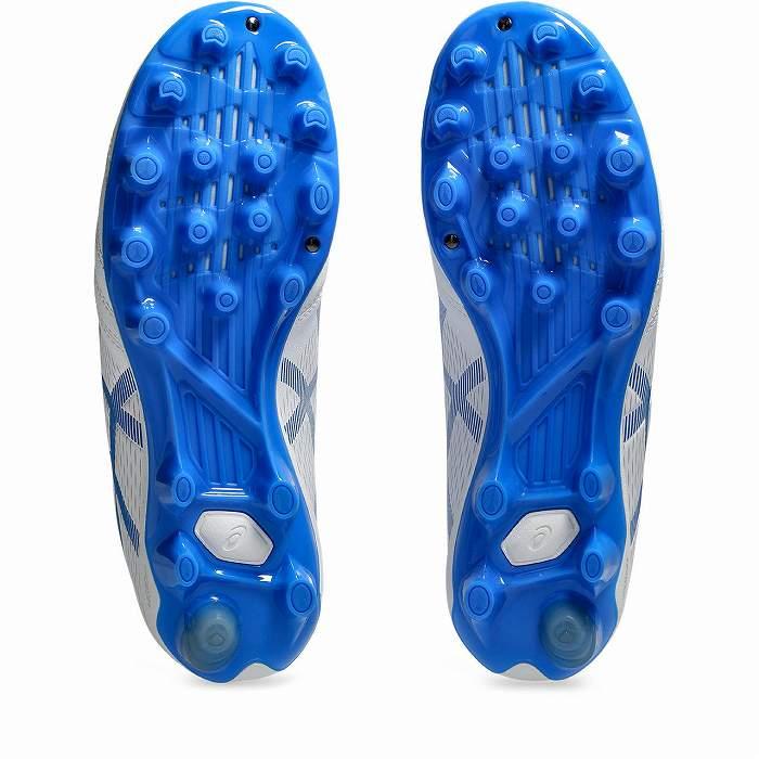 asics サッカー スパイク ライトブルー ASICS（アシックス） DS LIGHT JR GS(ホワイト×エレクトリックブルー