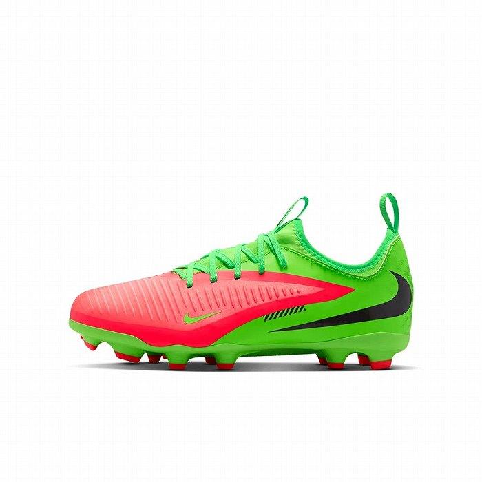 NIKE ナイキ JR ファントム 6 LOW アカデミー FG/MG EH(オレンジ×グリーン) HQ2032 603 ジュニア スパイク 天然芝用 ハーランドST_1