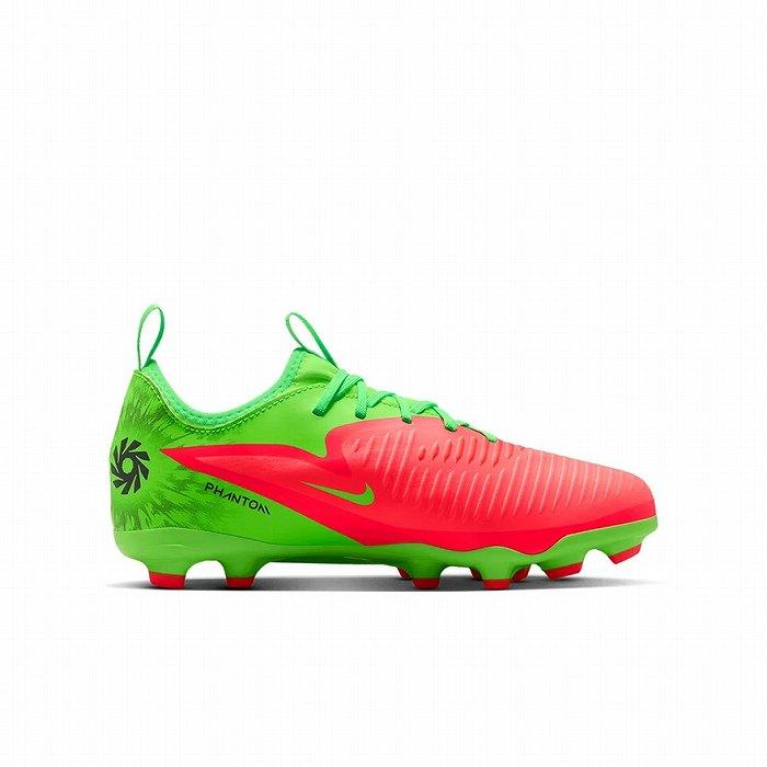 NIKE ナイキ JR ファントム 6 LOW アカデミー FG/MG EH(オレンジ×グリーン) HQ2032 603 ジュニア スパイク 天然芝用 ハーランドST_2