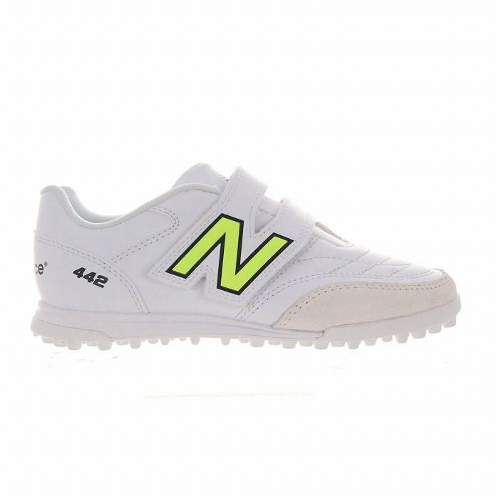 New Balance（ニューバランス） 442 V2 V TF JNR(ホワイト×イエロー