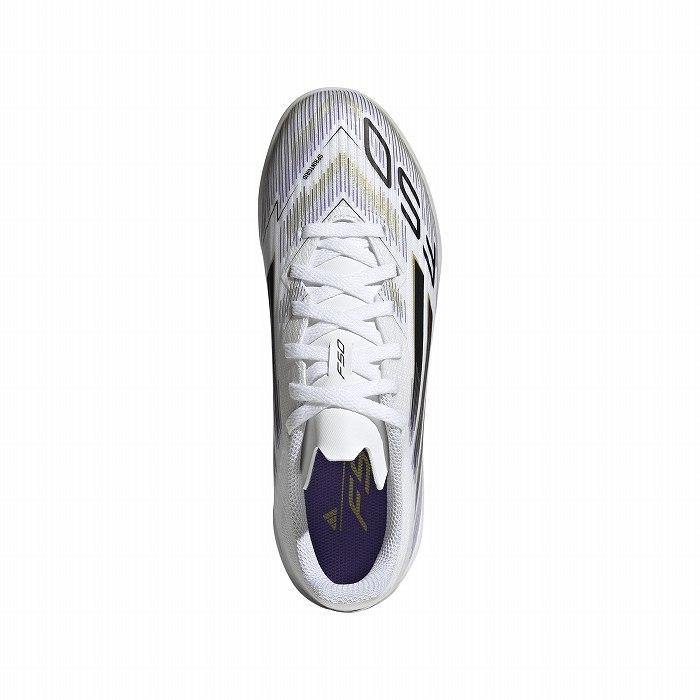 adidas（アディダス） F50 LEAGUE TF J(ホワイト×ブラック×ゴールド