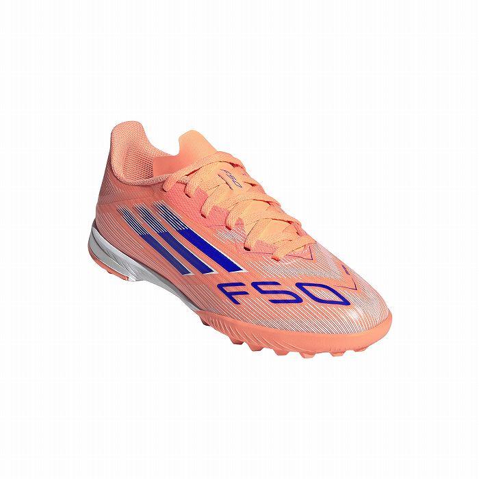 adidas（アディダス） F50 LEAGUE TF J(ビームオレンジ×ルシッドブルー
