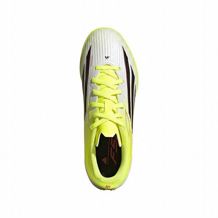 F50 サッカーシューズ ホワイト/イエロー/ブラック adidas（アディダス） F50 LEAGUE TF J(イエロー×ホワイト×ブラック
