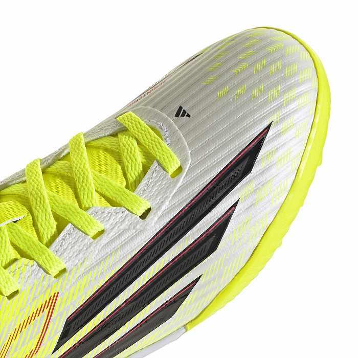 F50 サッカーシューズ ホワイト/イエロー/ブラック adidas（アディダス） F50 LEAGUE TF J(イエロー×ホワイト×ブラック