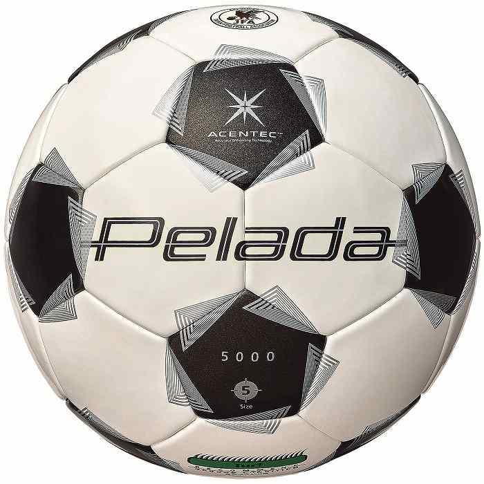 MOLTEN モルテン ペレーダ5000 芝用(ホワイト×ブラック) F5K5000 サッカー ボール 国際公認球 JFA検定球 5号球STの画像