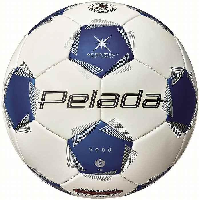 MOLTEN モルテン ペレーダ5000 土用(ホワイト×ブルー) F5K5001-WB サッカー ボール 国際公認球 JFA検定球 5号球STの画像
