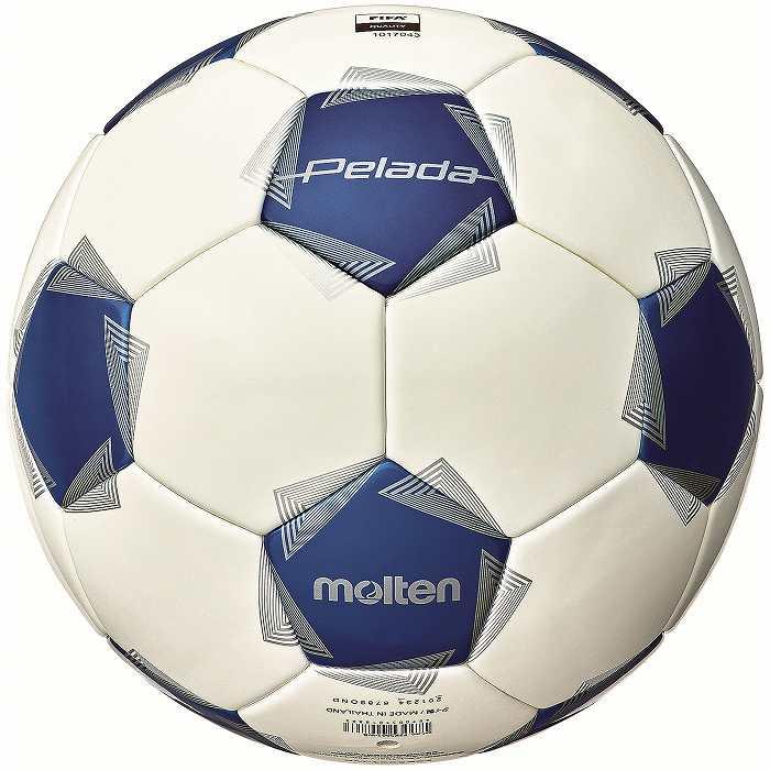 MOLTEN モルテン ペレーダ5000 土用(ホワイト×ブルー) F5K5001-WB サッカー ボール 国際公認球 JFA検定球 5号球STの画像