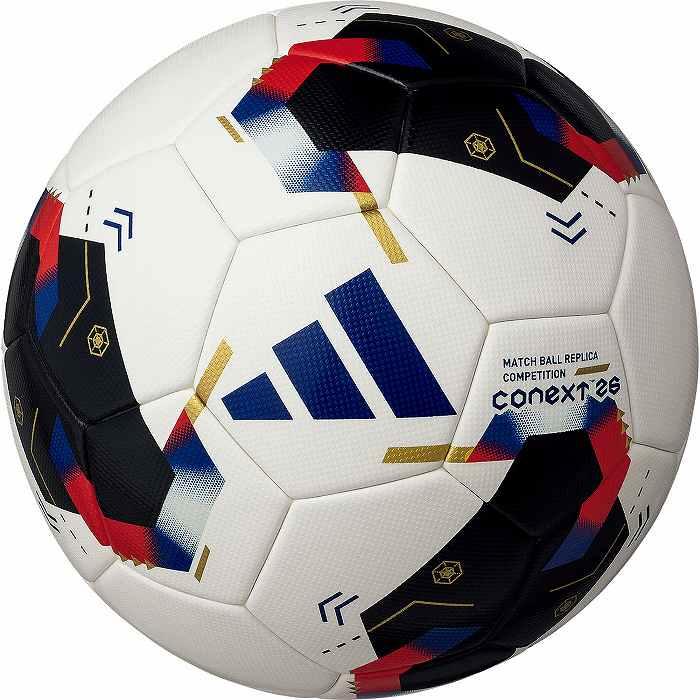 ADIDAS アディダス コネクト26 コンペティション (ホワイト) ADF531CO サッカーボール 検定球 5号球 サーマルボンディングSTの画像