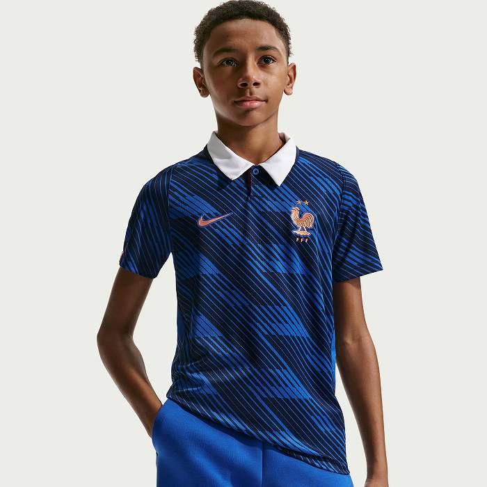 NIKE（ナイキ） ジュニア フランス代表 FFF 2026 ホーム 半袖 レプリカ