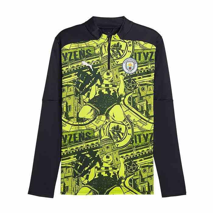 PUMA（プーマ） マンチェスターシティ プレマッチ1/4ジップトップ