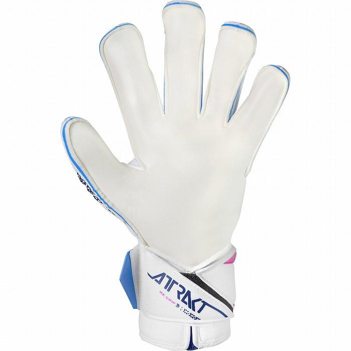 【超美品】リバップSTL26.5cm ホワイトパープル reusch（ロイシュ） アトラクト リグリップ エボリューション(ブルー