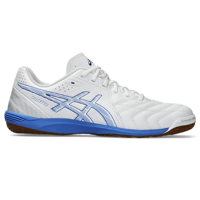 ASICS アシックス CALCETTO WD 9 1113A037.101 101 ホワイト×ブルー フットサル インドアST｜stadiummorispo｜02