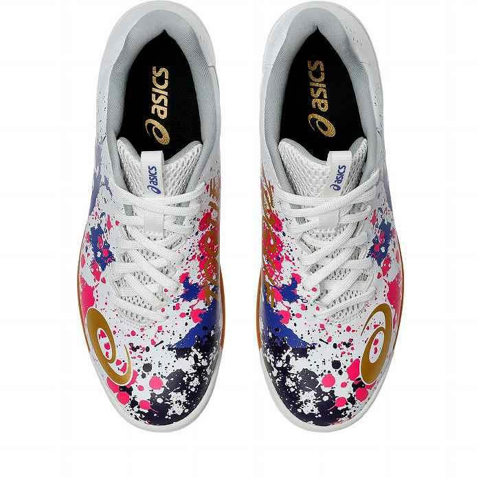 ASICS（アシックス） TOQUE 8(ホワイト×ピュアゴールド) 1113A044 101