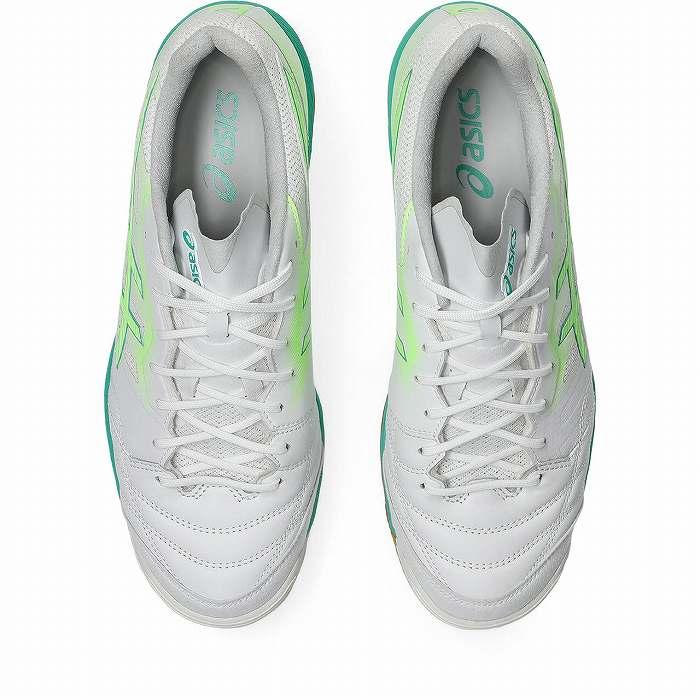 ASICS（アシックス） DESTAQUE K FF(ホワイト×イルミネイトグリーン