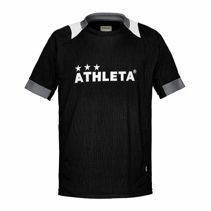 アスレタ 半袖プラクティスシャツ ブラック M FESTIVAL BRASIL ATHLETA（アスレタ） プラクティスシャツ 02436 半袖プラシャツST