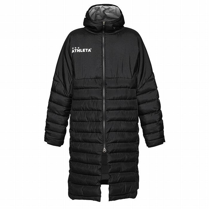 ATHLETA（アスレタ） ベンチコート(ブラック) 04167N 70 中綿ベンチ 