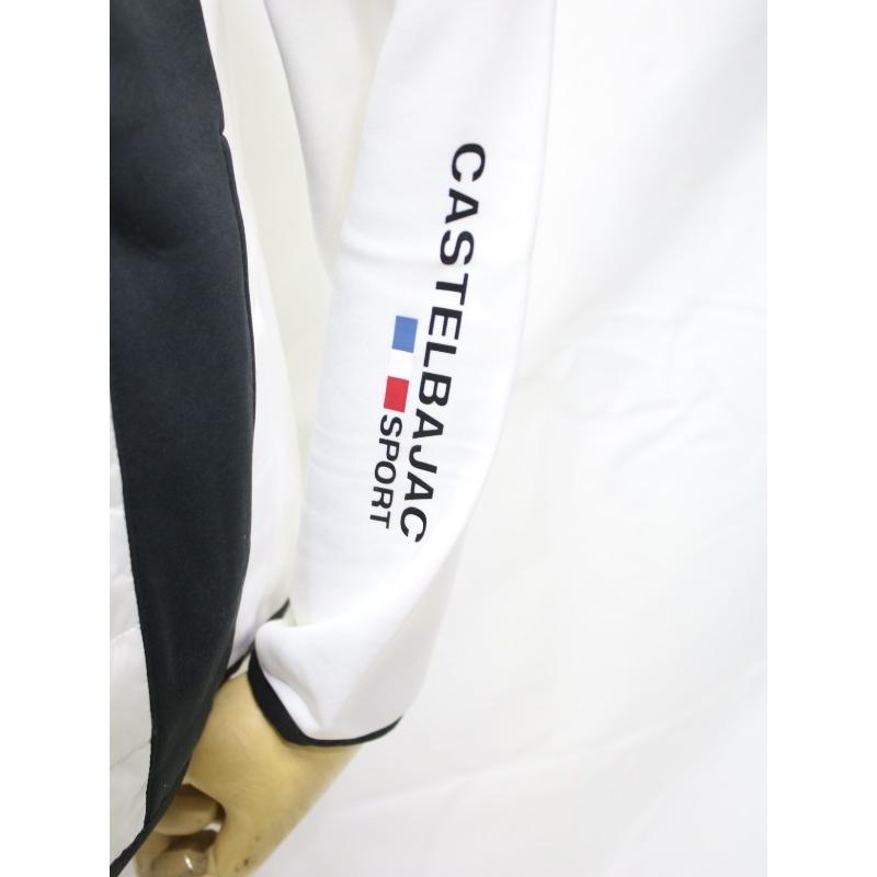 【50％OFF！セール】カステルバジャック / CASTELBAJAC（秋冬モデル！）ラグウォーム / ハーフジップ長袖トレーナー（メンズ）の画像