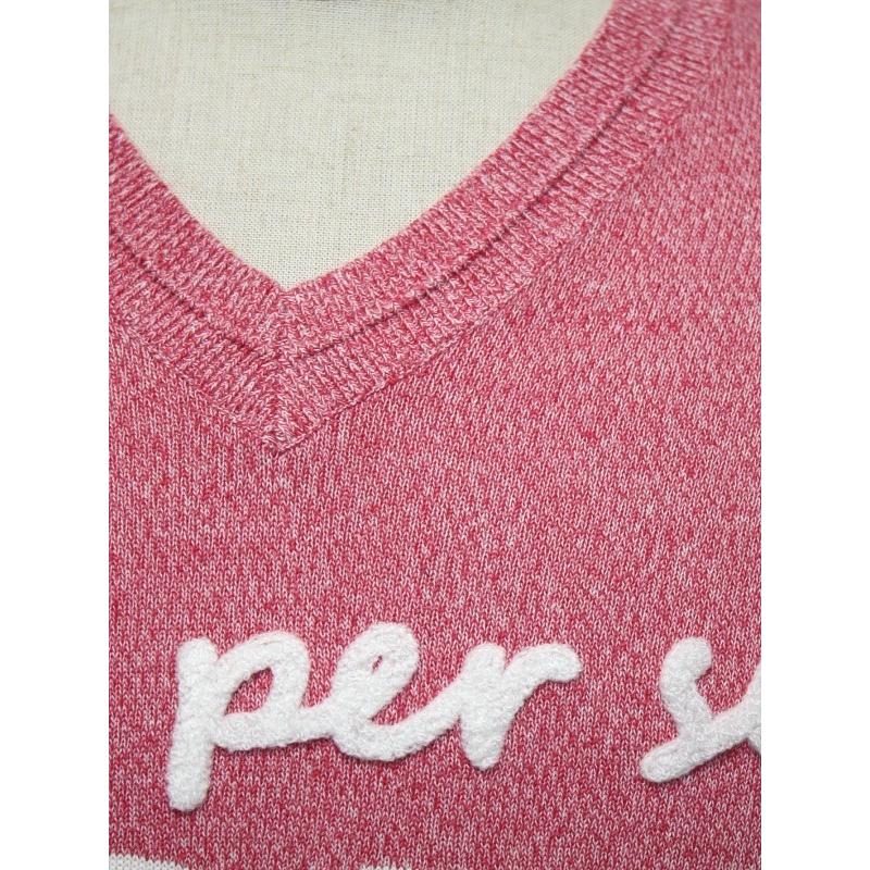 40％OFF！セール】アンパスィ/and per se(春モデル！）Vネックセーター