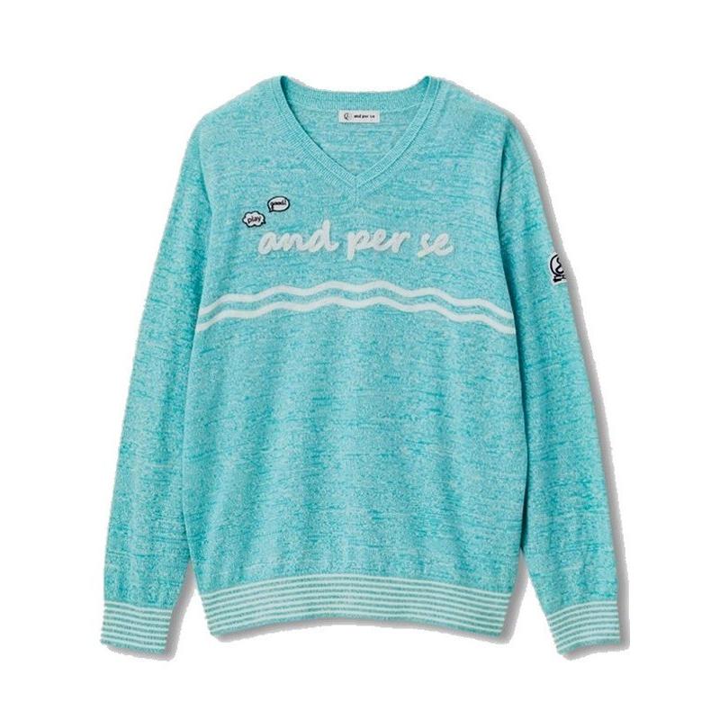 40％OFF！セール】アンパスィ/and per se(春モデル！）Vネック