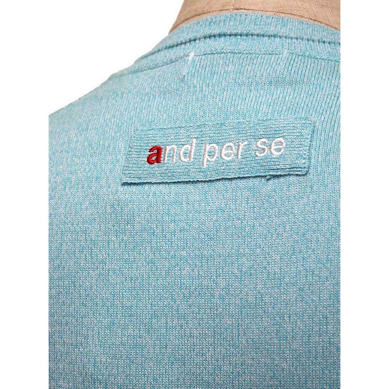 40％OFF！セール】アンパスィ/and per se(春モデル！）Vネックセーター