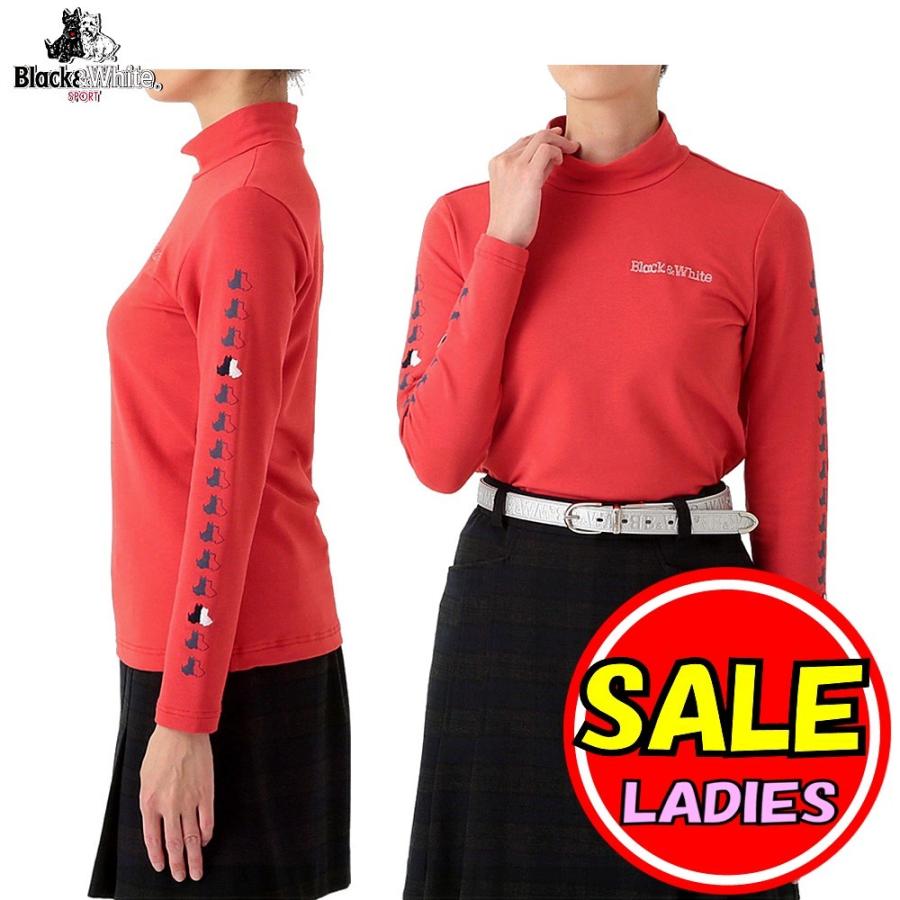 【40％OFF！セール】ブラック＆ホワイト / ブラック アンド ホワイト/秋冬モデル！長袖シャツ/ハイネックロングスリーブシャツ(レディース）