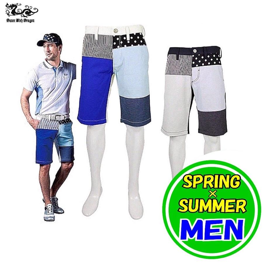 DANCEWITH DRAGONパッチワークショートパンツ サイズ2 新品未使用 ダンスウィズドラゴン DANCE WITH DRAGON (春夏！) ショートパンツ