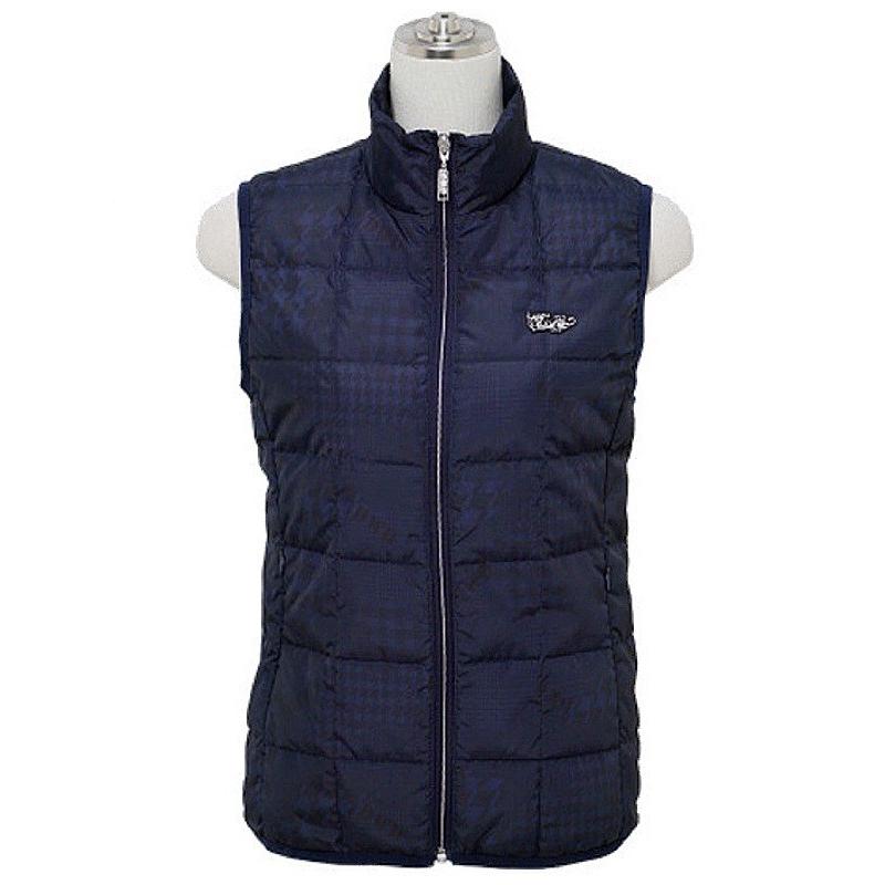 ベスト ダンスウィズドラゴン ヒョウ リバーシブル ゴルフ 中古 メンズ ダンスウィズドラゴン DANCE WITH DRAGON ベスト 2(M) 白