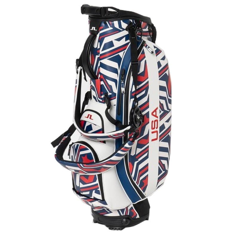 リンドバーグスタンド式キャディバック J.LINDEBERG（メンズ）ゴルフ キャディバッグ スタンド式 9型 6